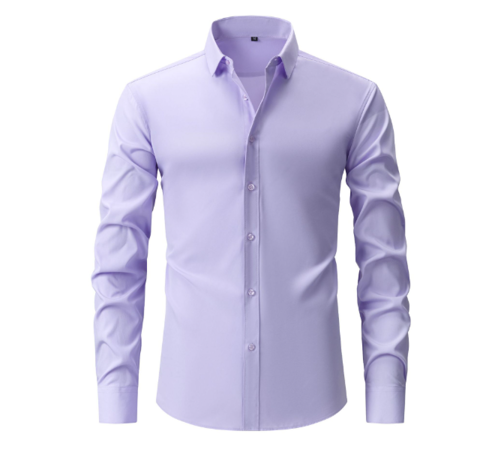 Non-iron men's shirt with stretch content | Classic business shirt for men | Breathable shirt with modern fit cut