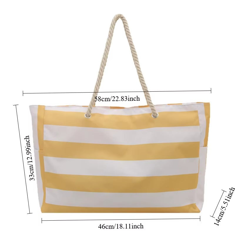 Wasserdichte Strandtasche - Große Kapazität mit Taschen