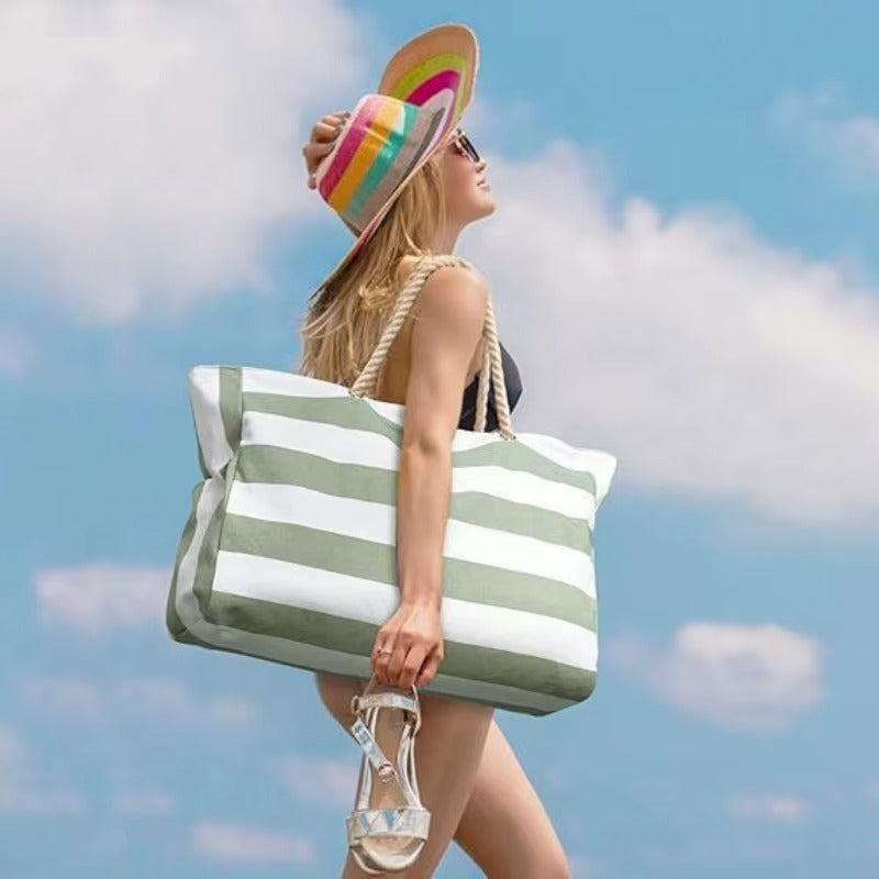 Wasserdichte Strandtasche - Große Kapazität mit Taschen