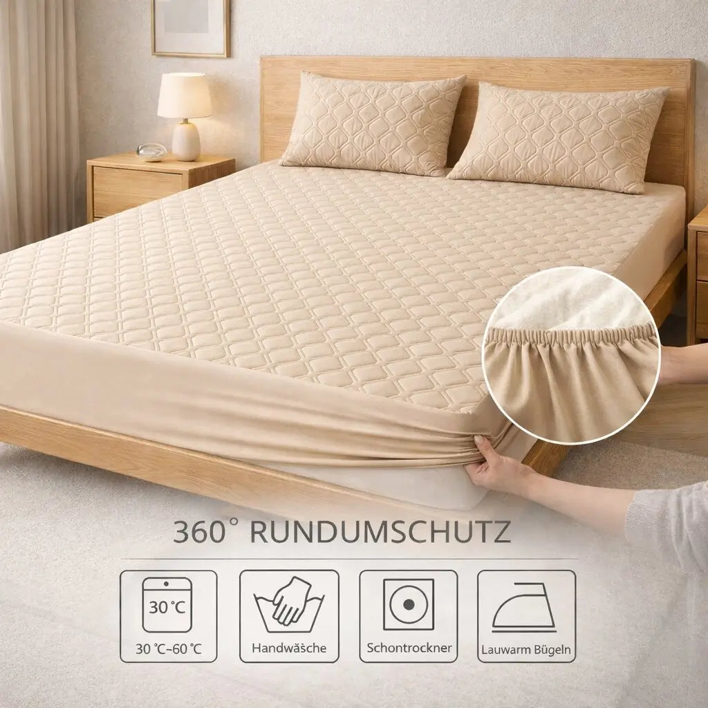 Wasserdichter Luxus Matratzenschoner mit atmungsaktivem Komfort und zuverlässigem Schutz