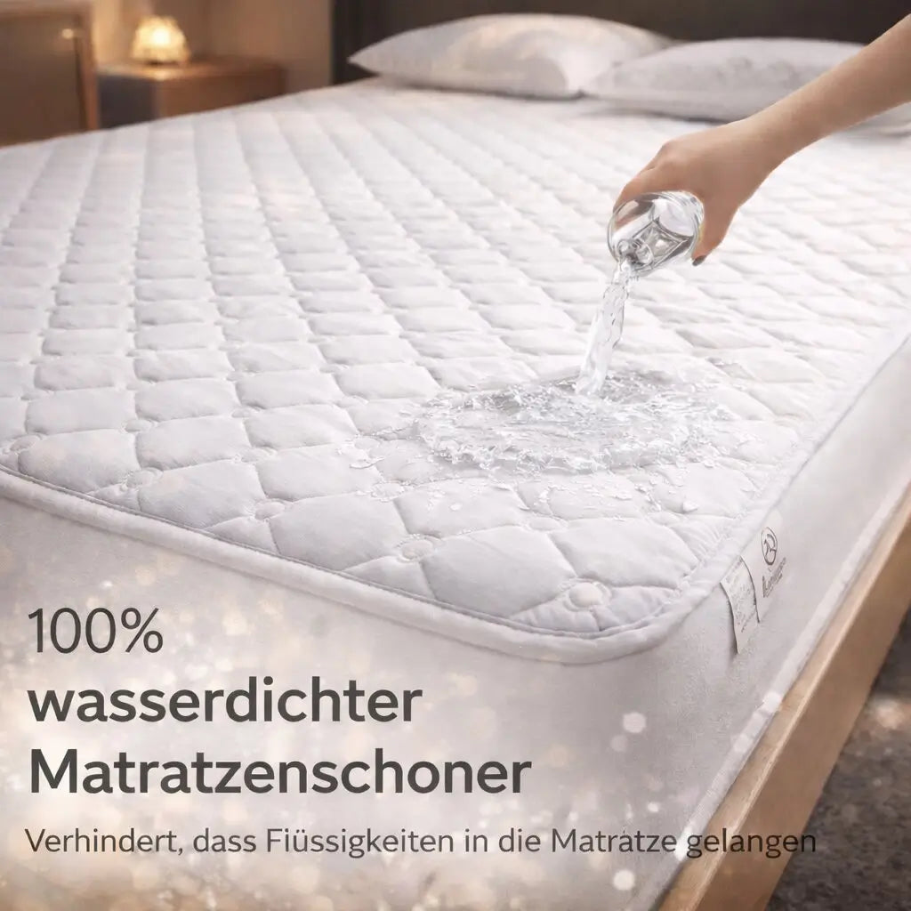 Wasserdichter Luxus Matratzenschoner mit atmungsaktivem Komfort und zuverlässigem Schutz