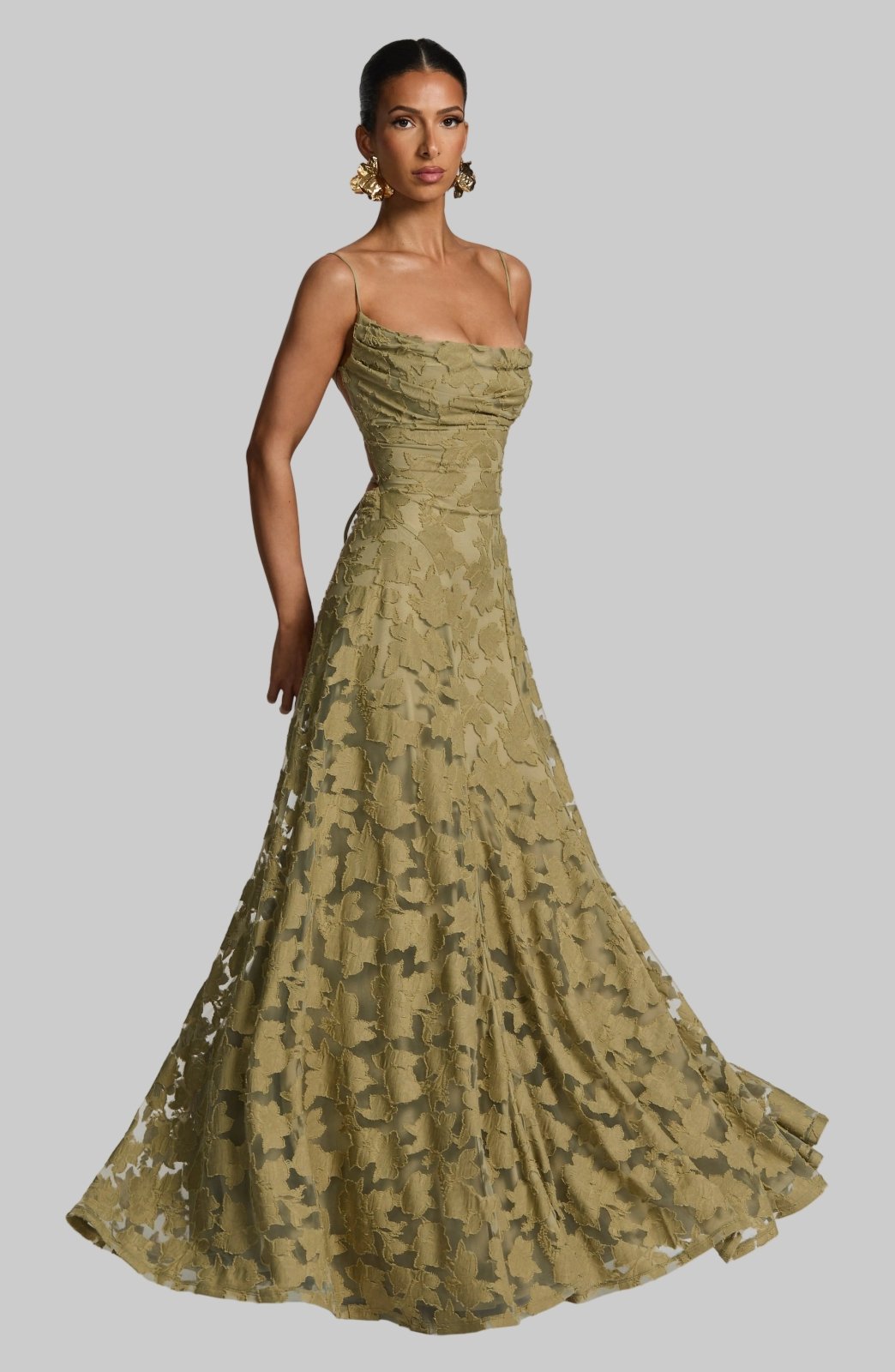 Miss | Jurk Dames Casual Maxi - Viscose - Miss Madera