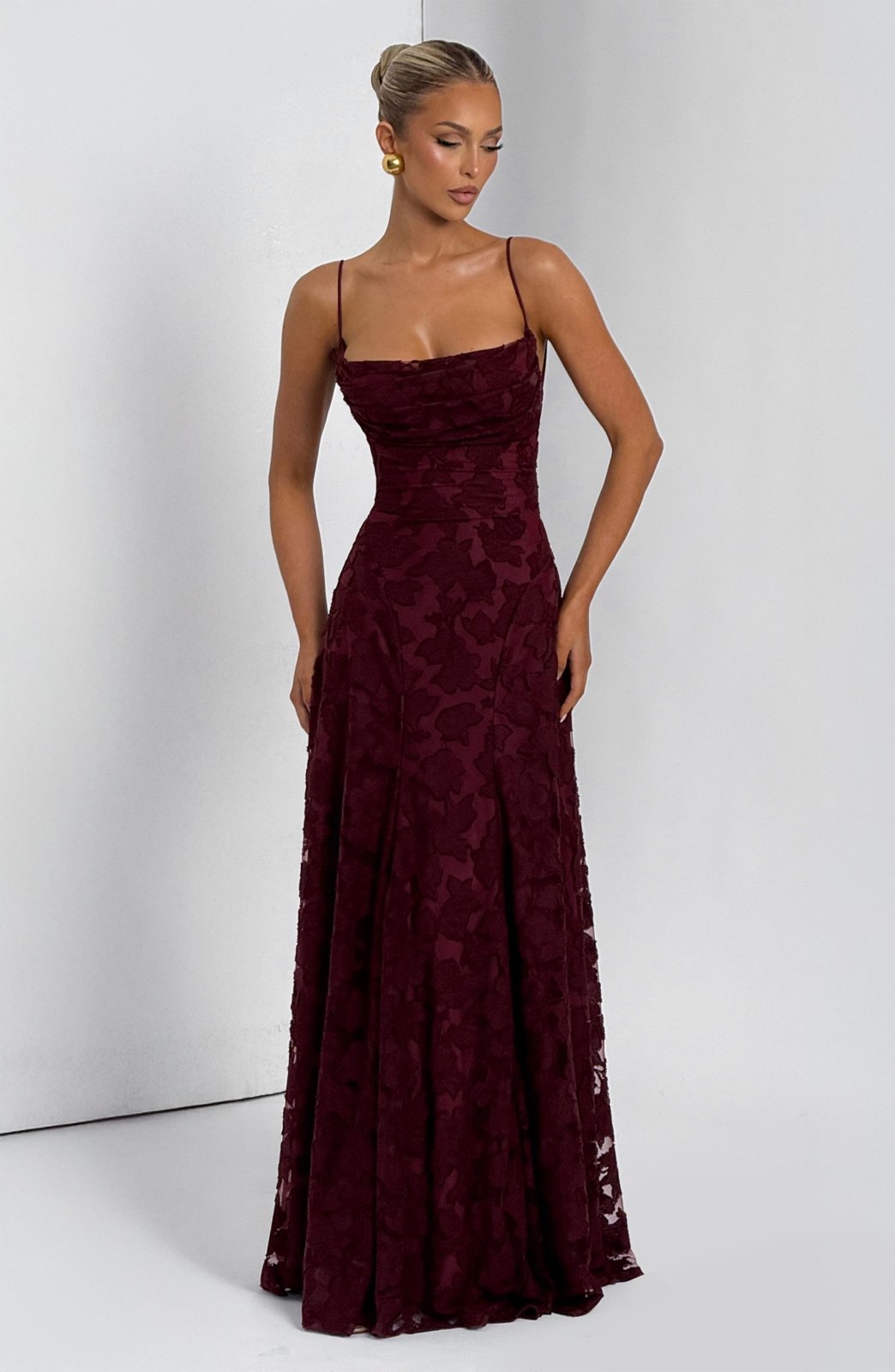 Miss | Jurk Dames Casual Maxi - Viscose - Miss Madera