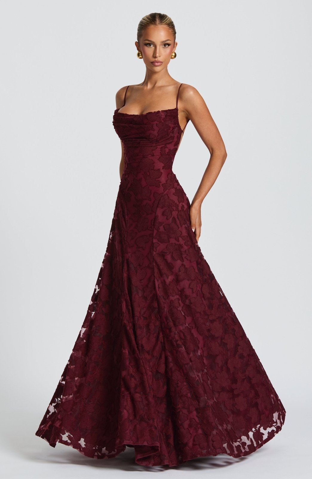 Miss | Jurk Dames Casual Maxi - Viscose - Miss Madera