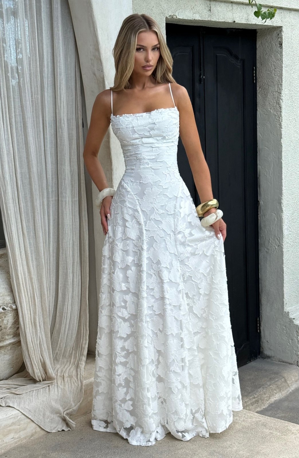 Miss | Jurk Dames Casual Maxi - Viscose - Miss Madera