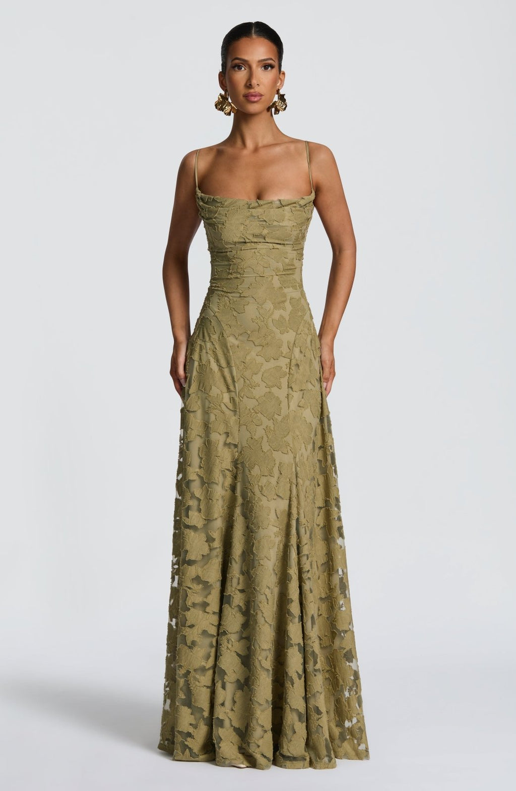 Miss | Jurk Dames Casual Maxi - Viscose - Miss Madera