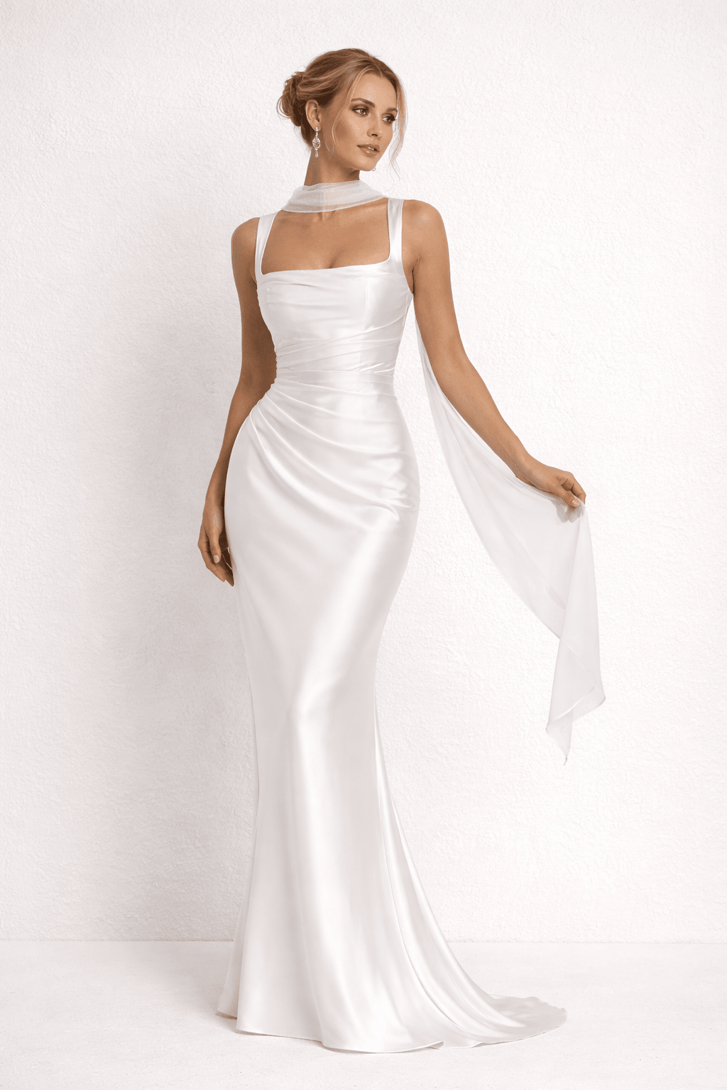 Miss | Jurk Dames Maxi Elegant - Polyester - Miss Madera