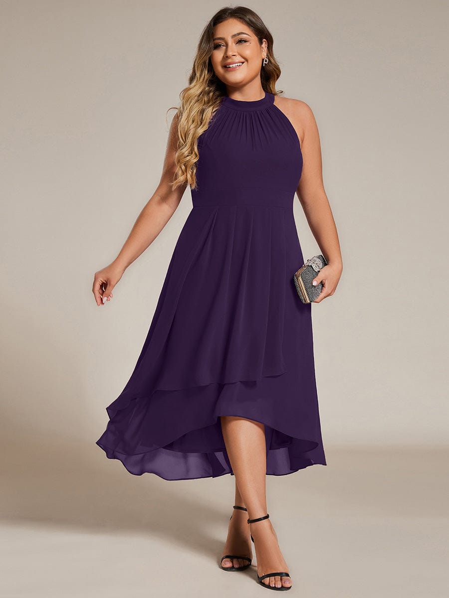 Miss | Jurk Dames Midi A - lijn Elegant - Chiffon - Miss Madera