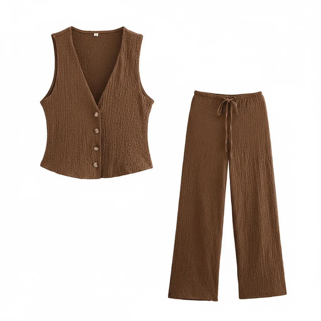 Miss | Loungewear Set Dames Relaxed Fit - Katoenmix - Miss Madera