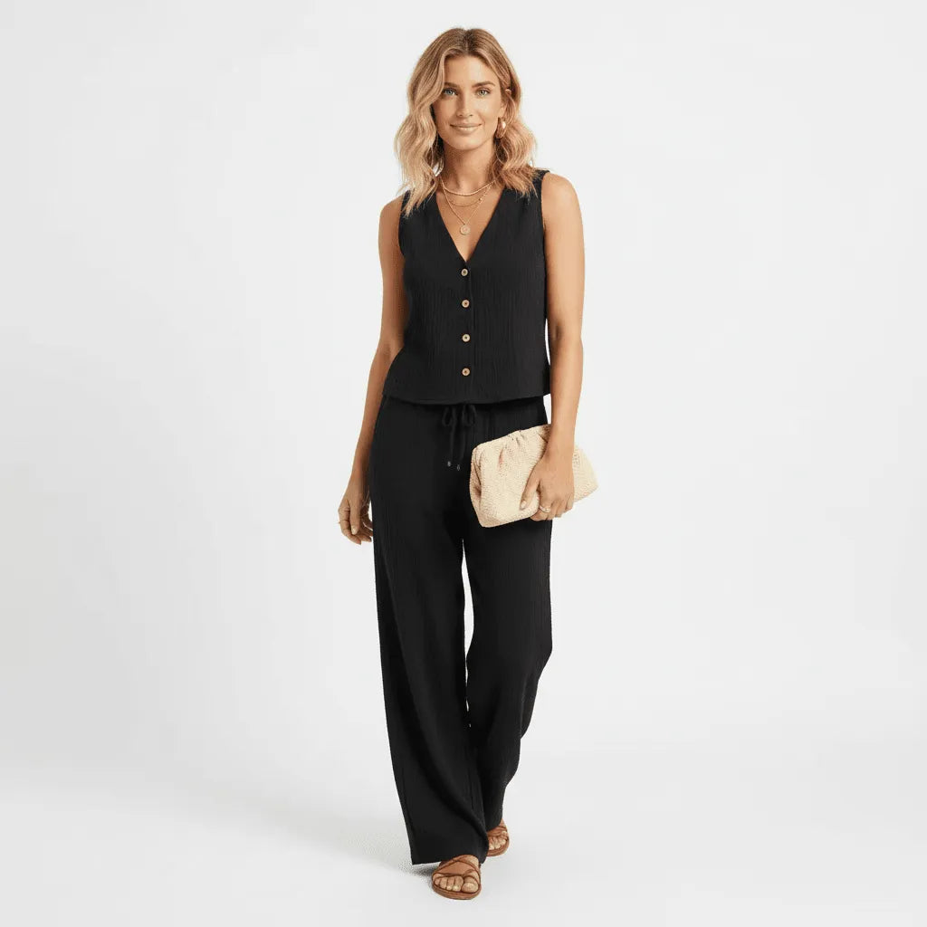 Miss | Loungewear Set Dames Relaxed Fit - Katoenmix - Miss Madera