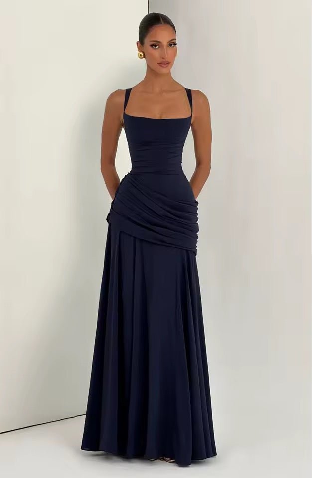 Miss | Maxi Jurk Dames Bruiloft - Viscose - Miss Madera