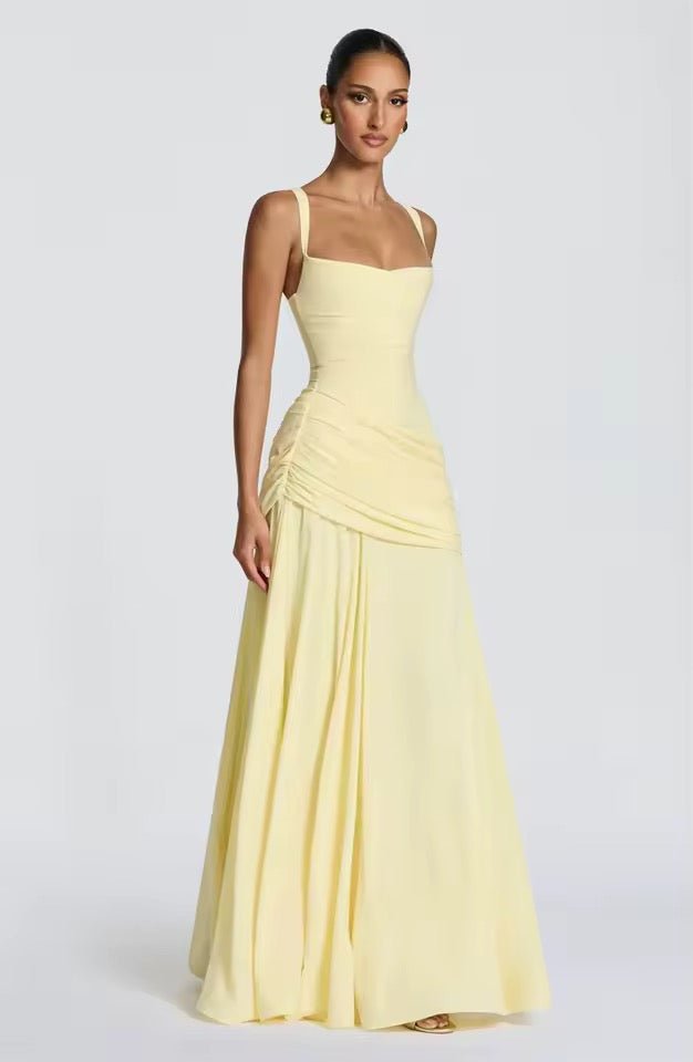 Miss | Maxi Jurk Dames Bruiloft - Viscose - Miss Madera