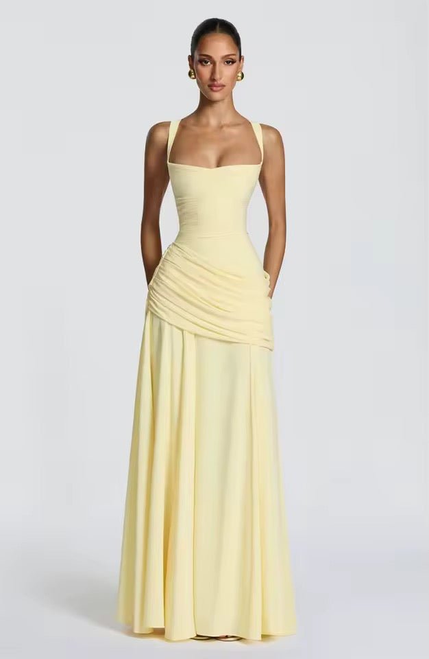 Miss | Maxi Jurk Dames Bruiloft - Viscose - Miss Madera