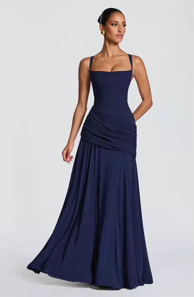 Miss | Maxi Jurk Dames Bruiloft - Viscose - Miss Madera