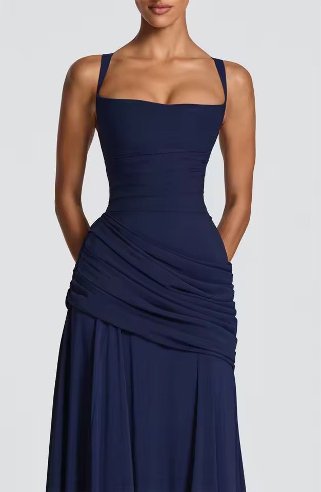 Miss | Maxi Jurk Dames Bruiloft - Viscose - Miss Madera