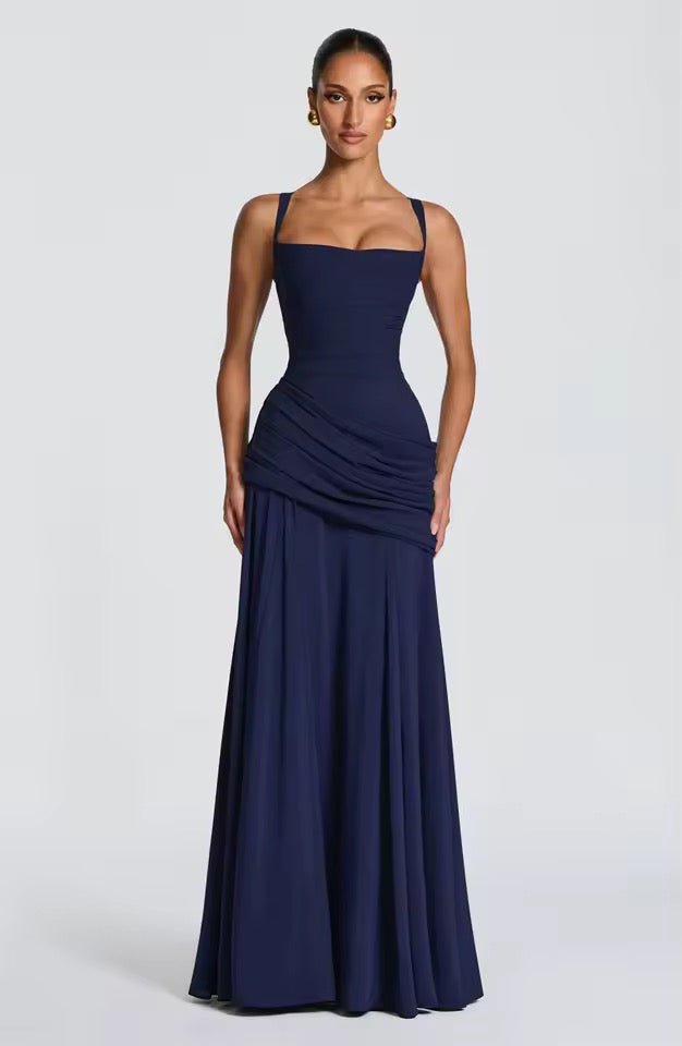 Miss | Maxi Jurk Dames Bruiloft - Viscose - Miss Madera