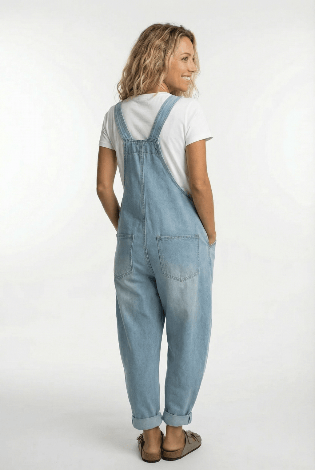 Miss | Tuinbroek Dames Relaxed - Denim - Miss Madera