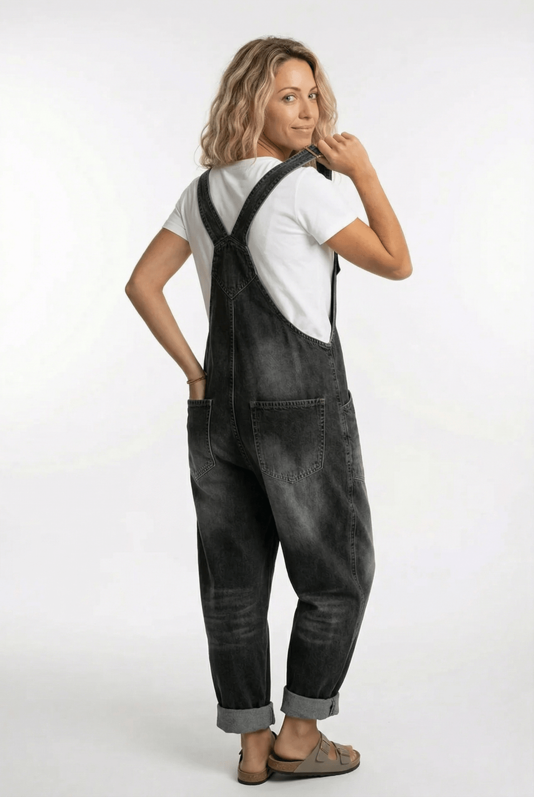 Miss | Tuinbroek Dames Relaxed - Denim - Miss Madera