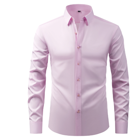 Non-iron men's shirt with stretch content | Classic business shirt for men | Breathable shirt with modern fit cut