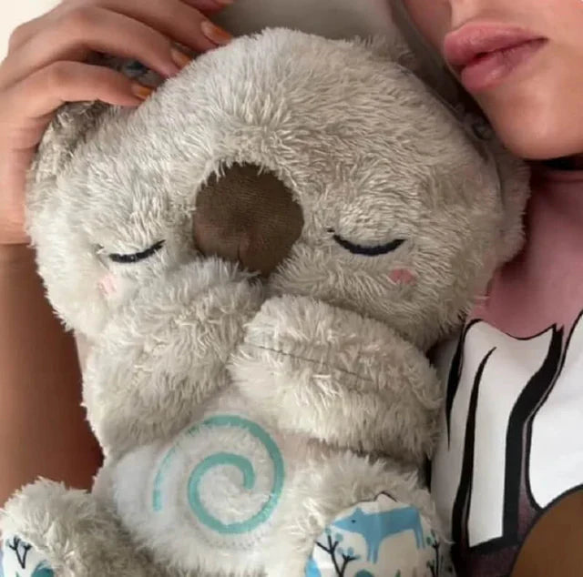 Trendiger Koala und Stitch mit beruhigendem Atem und Musik