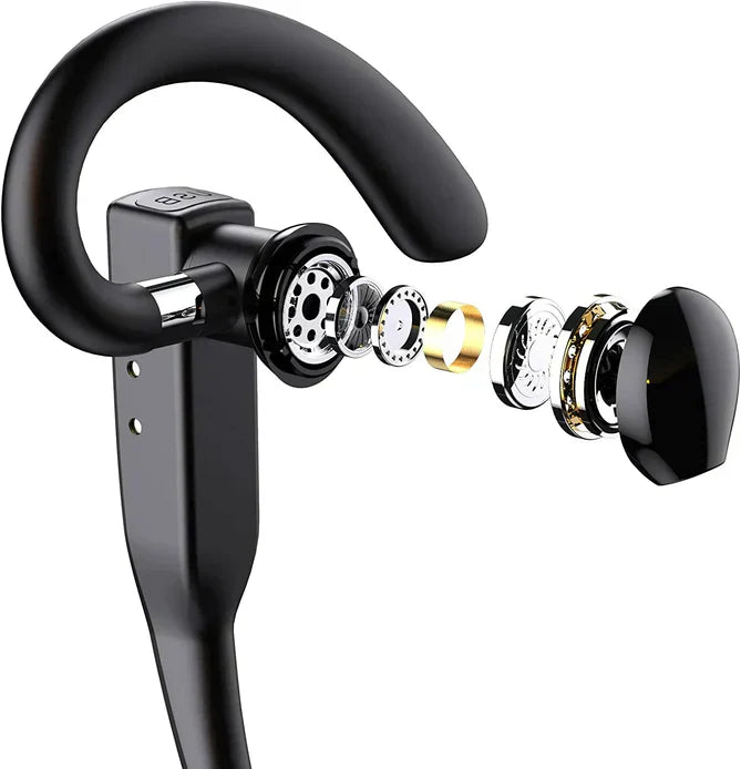 Drahtloses Bluetooth 5.1 Trucker-Headset mit Dual-Mikrofon und Geräuschunterdrückung