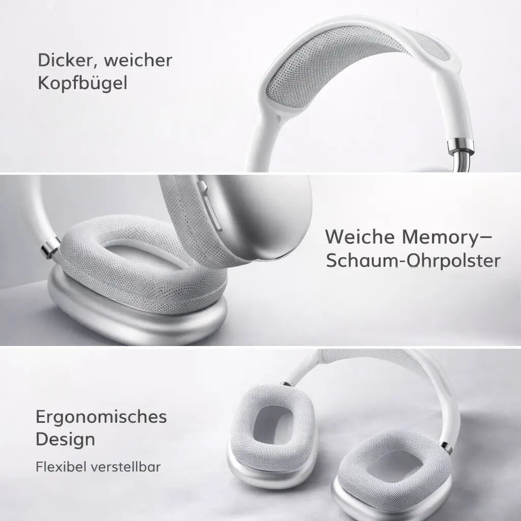 Over-Ear Bluetooth Kopfhörer mit Active Noise Cancelling (ANC) und modernem Design