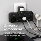 Steckdosenleiste mit USB und Schalter – Mehrfachsteckdose für flexible Stromversorgung im Alltag