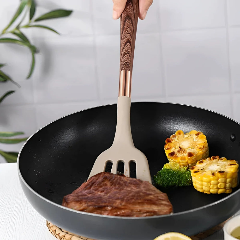 10-Piece Silicone Kitchen Utensil Set for Cooking and Baking