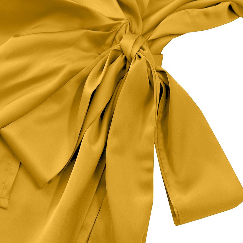 Davina - Smooth, Shiny Fabric Blouse