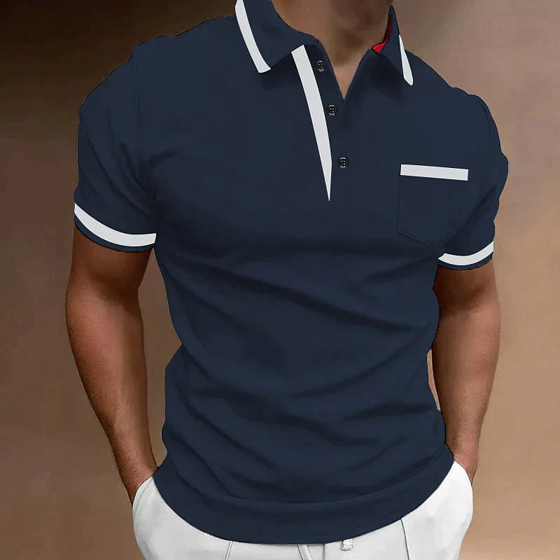 Elegant Polo Shirt for Men Made from High-Quality Material for Leisure and Business