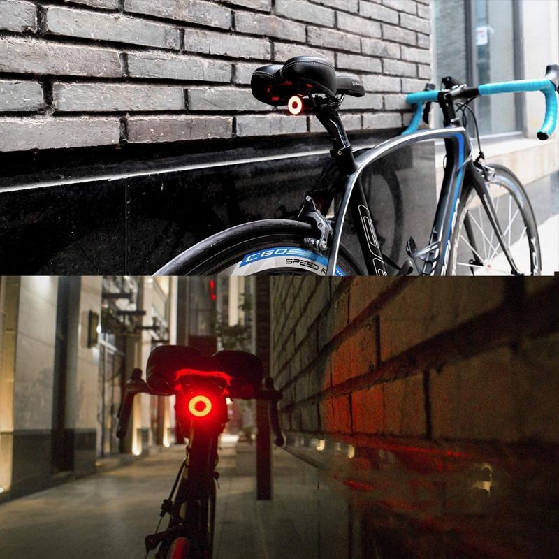 Fahrrad Rücklicht mit 6 Modi und Akku für Rennrad und Alltag