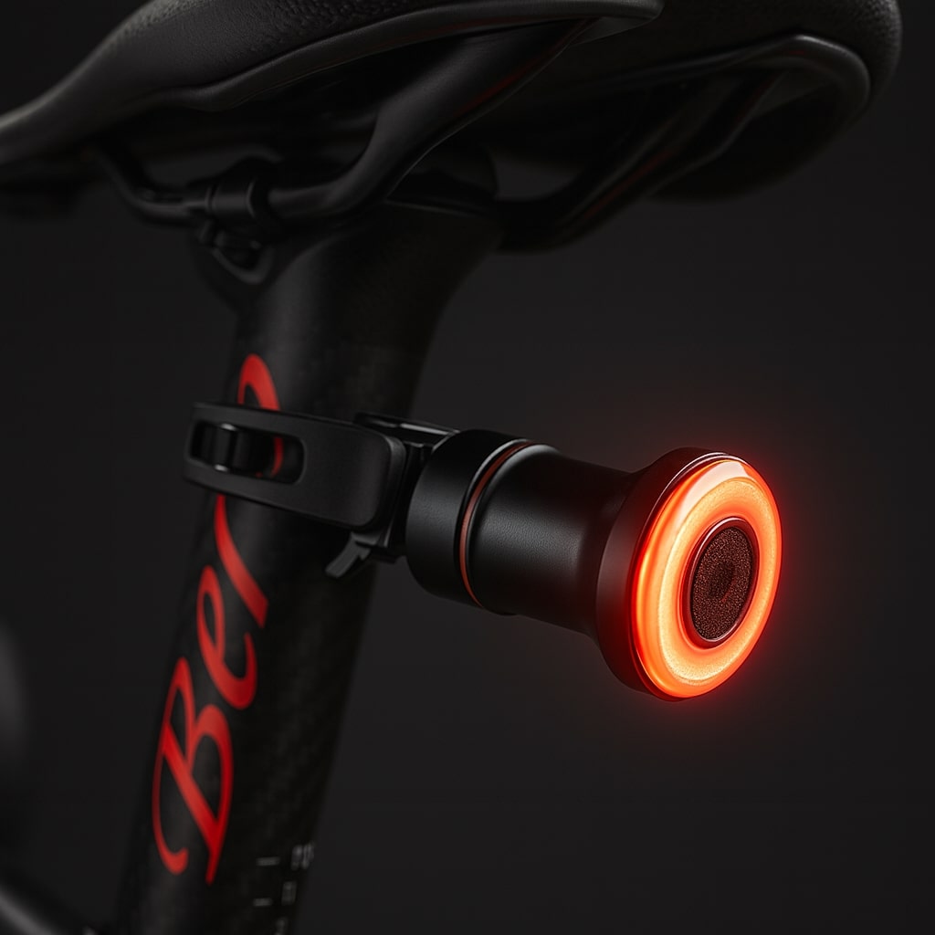 Bicycle Rear Light with 6 Modes and Battery for Road Bike and Everyday Use