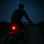 Fahrrad Rücklicht mit 6 Modi und Akku für Rennrad und Alltag