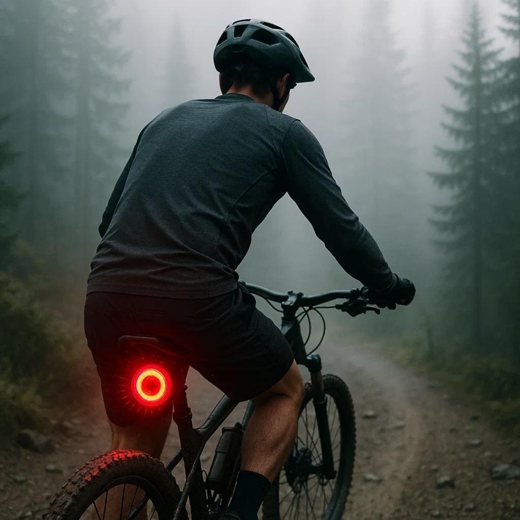 Fahrrad Rücklicht mit 6 Modi und Akku für Rennrad und Alltag