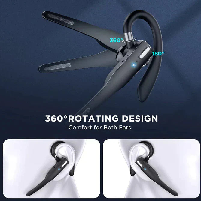Drahtloses Bluetooth 5.1 Trucker-Headset mit Dual-Mikrofon und Geräuschunterdrückung