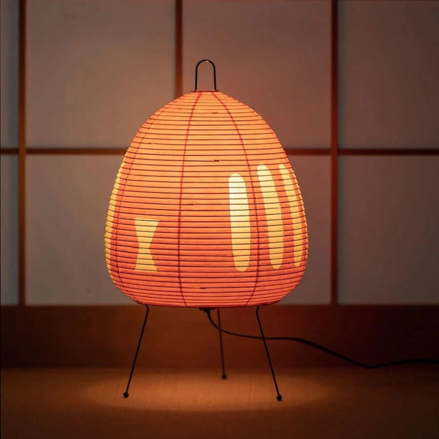 Japanese retro rice paper table lamp