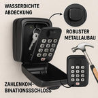 Schlüsseltresor für außen mit Zahlencode – sichere und wetterfeste Schlüsselaufbewahrung