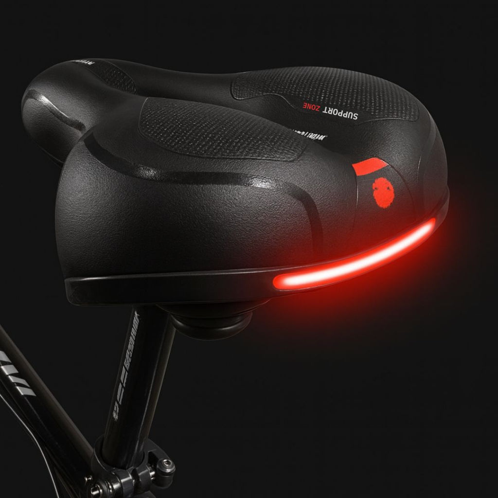 Bequemer Fahrradsattel mit Federung für Damen und Herren – ergonomischer Sattel für komfortables Radfahren