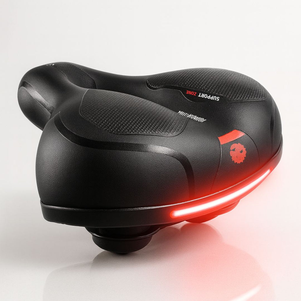 Bequemer Fahrradsattel mit Federung für Damen und Herren – ergonomischer Sattel für komfortables Radfahren