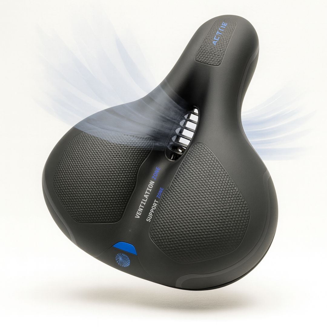 Bequemer Fahrradsattel mit Federung für Damen und Herren – ergonomischer Sattel für komfortables Radfahren