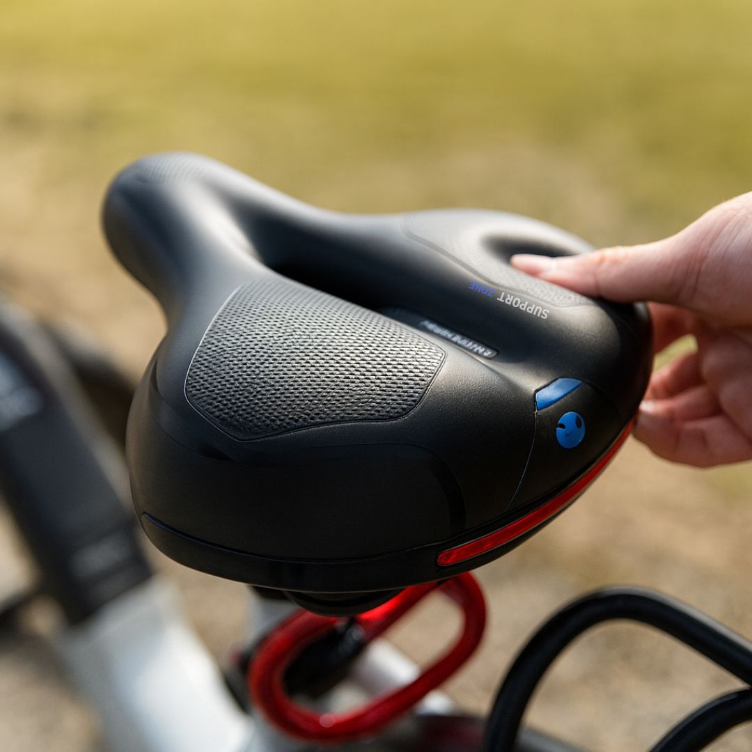 Bequemer Fahrradsattel mit Federung für Damen und Herren – ergonomischer Sattel für komfortables Radfahren