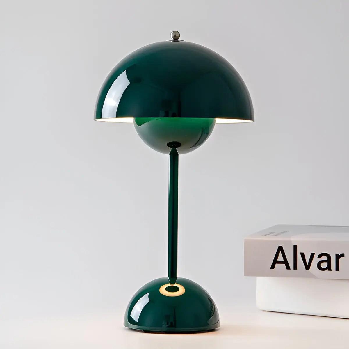 NOUVEAU RICHE Buijou - Skandinavische Designer-Tischlampe für ambient Beleuchtung Grün