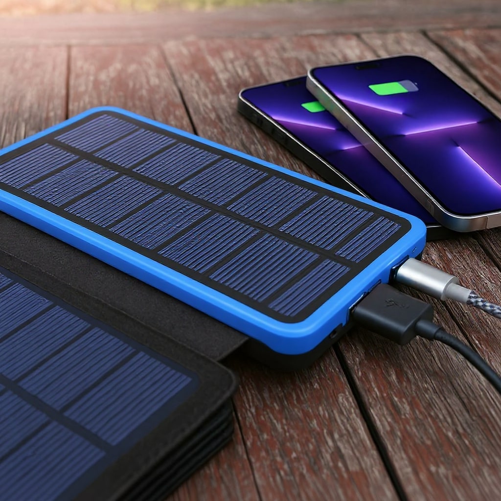 Solar Powerbank 20000mAh with Charging Function for Outdoor and Everyday Use