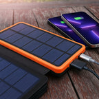 Solar Powerbank 20000mAh mit Ladefunktion für Outdoor und Alltag