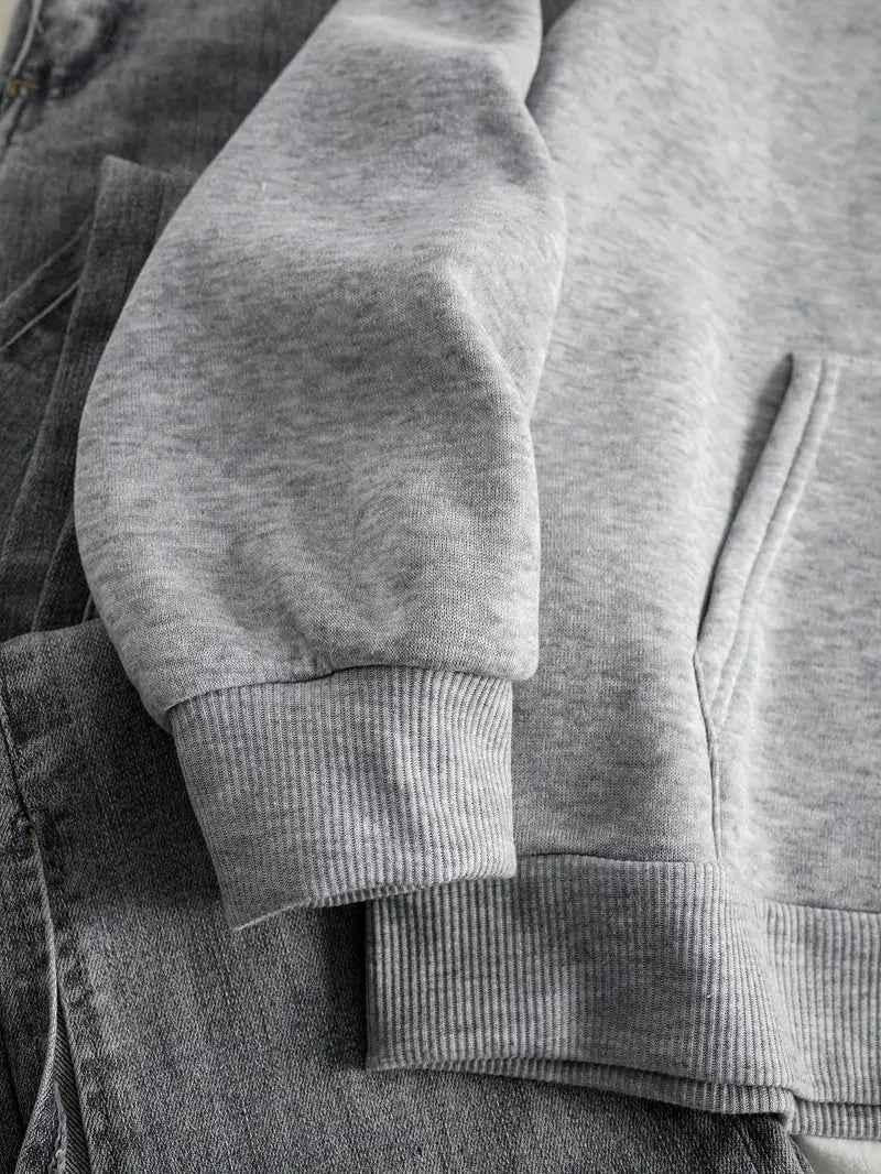 Oversize Kapuzenpullover mit Leopardenstern
