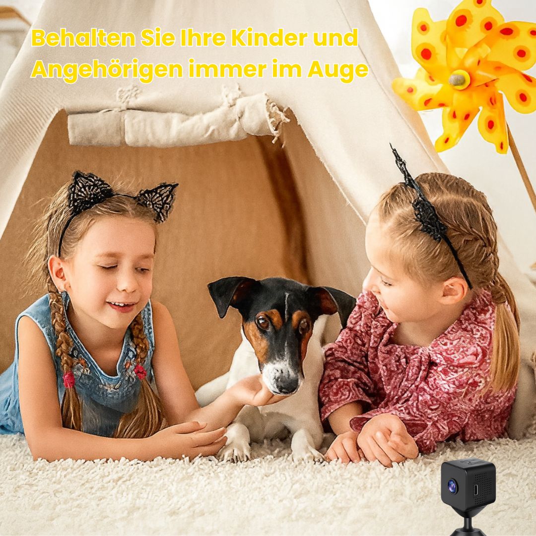 Mini WLAN Überwachungskamera für Innen und Außen mit Live-Übertragung aufs Handy