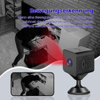 Mini WLAN Überwachungskamera für Innen und Außen mit Live-Übertragung aufs Handy