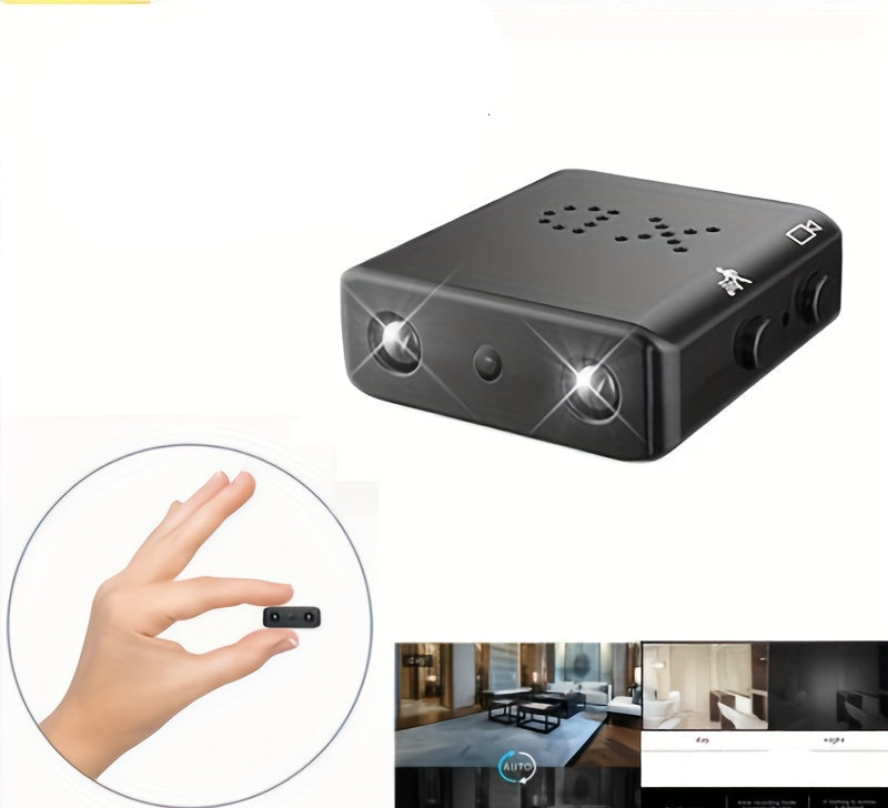 Mini surveillance camera Full HD 1080P Wi-Fi security camera with night vision & motion detector for home and office