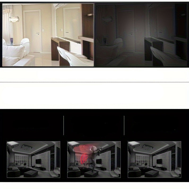 Mini surveillance camera Full HD 1080P Wi-Fi security camera with night vision & motion detector for home and office