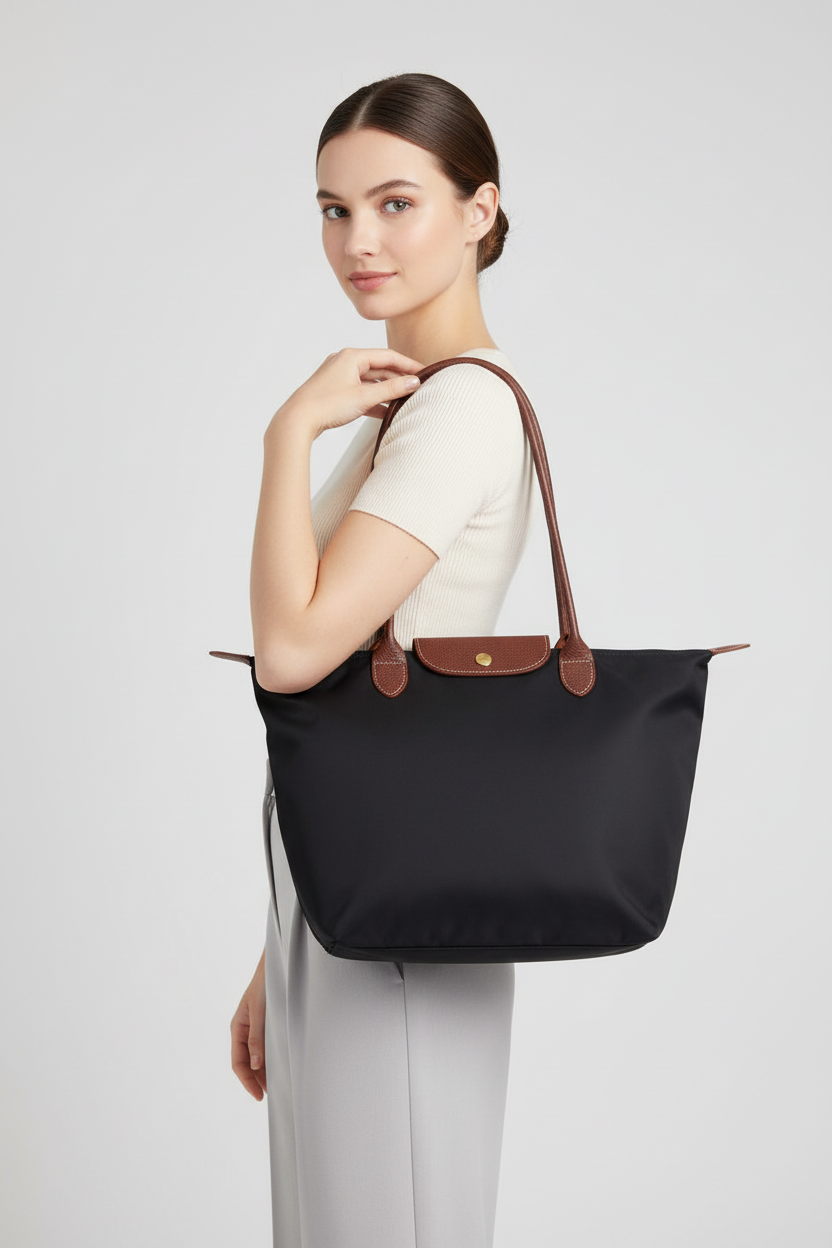 NOUVEAU RICHE Damen Luxe Oxford Schultertasche Oxnard Elegante Begleiter